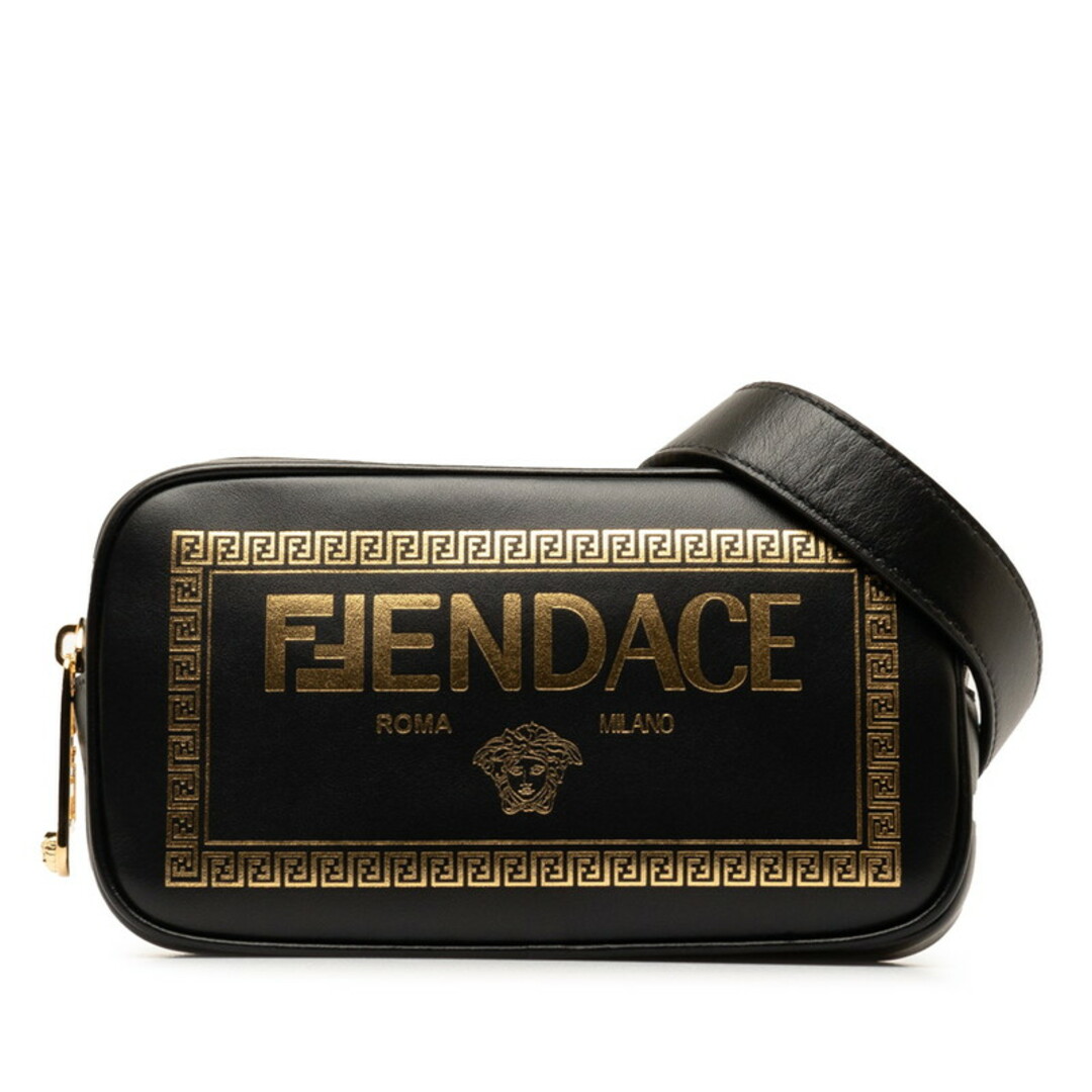 美品 フェンディ ×ヴェルサーチ FENDACE フェンダーチェ 斜め 美品 フェンディ ×ヴェルサーチ FENDACE フェンダーチェ 斜め