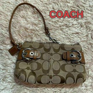 COACH - COACH シグネチャー ミニポーチ　リストレット