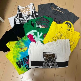 カットアレンジTシャツ７枚セット！　S(Tシャツ(半袖/袖なし))