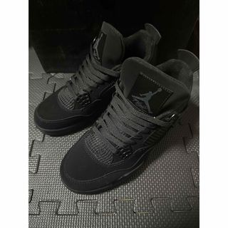 ジョーダン(Jordan Brand（NIKE）)のNIKE AIR JORDAN 4 RETRO BLACK CAT 美品(スニーカー)