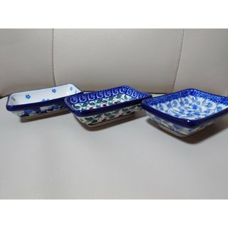 Polish Pottery - ポーランド食器　ポーリッシュポタリー　醤油皿　刺身皿