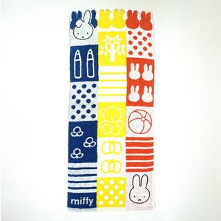 ミッフィー(miffy)のミッフィー miffy　ピースミッフィー　フェイスタオル 洗面所　スポーツ(タオルケット)