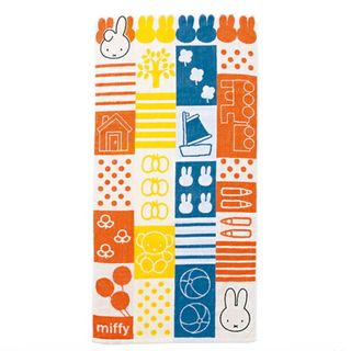 ミッフィー(miffy)のミッフィー miffy　ピースミッフィー　バスタオル お風呂 バス用品(タオルケット)