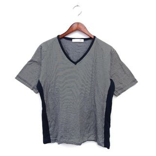 TAKEO KIKUCHI - タケオキクチ カットソー Tシャツ ラグランスリーブ Vネック コットン 綿 4