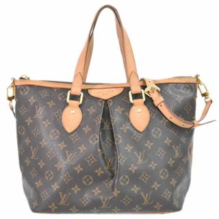 ルイヴィトン(LOUIS VUITTON)の本物 ルイヴィトン LOUIS VUITTON LV パレルモ PM　モノグラム 2WAY ショルダーバッグ ハンドバッグ ブラウン M40145 Palermo ビトン 中古	(ショルダーバッグ)