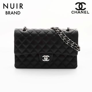 CHANEL - シャネル CHANEL ココマークシルバー金具 マトラッセ ダブルフラップ18番台 ショルダーバッグ