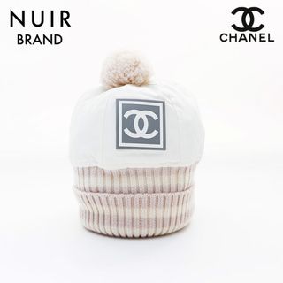 シャネル(CHANEL)のシャネル CHANEL ココマーク Size:M ニットキャップ(ニット帽/ビーニー)