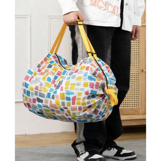 エコバッグ 大容量 旅行 軽量 コンパクト シュパット！たためる　買い物袋(エコバッグ)