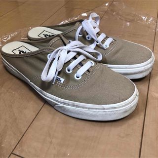 ヴァンズ(VANS)の【VANS】バンズ　オーセンティック　ミュール　   24cm ベージュ(ミュール)