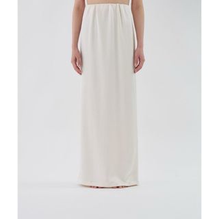 イエナ(IENA)の完売品 ENOF ace long straight skirt ホワイト(ロングスカート)