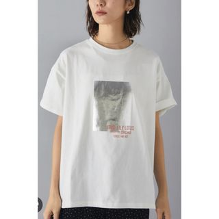 箔プリントオーバーサイズTシャツ　エシカ　esica