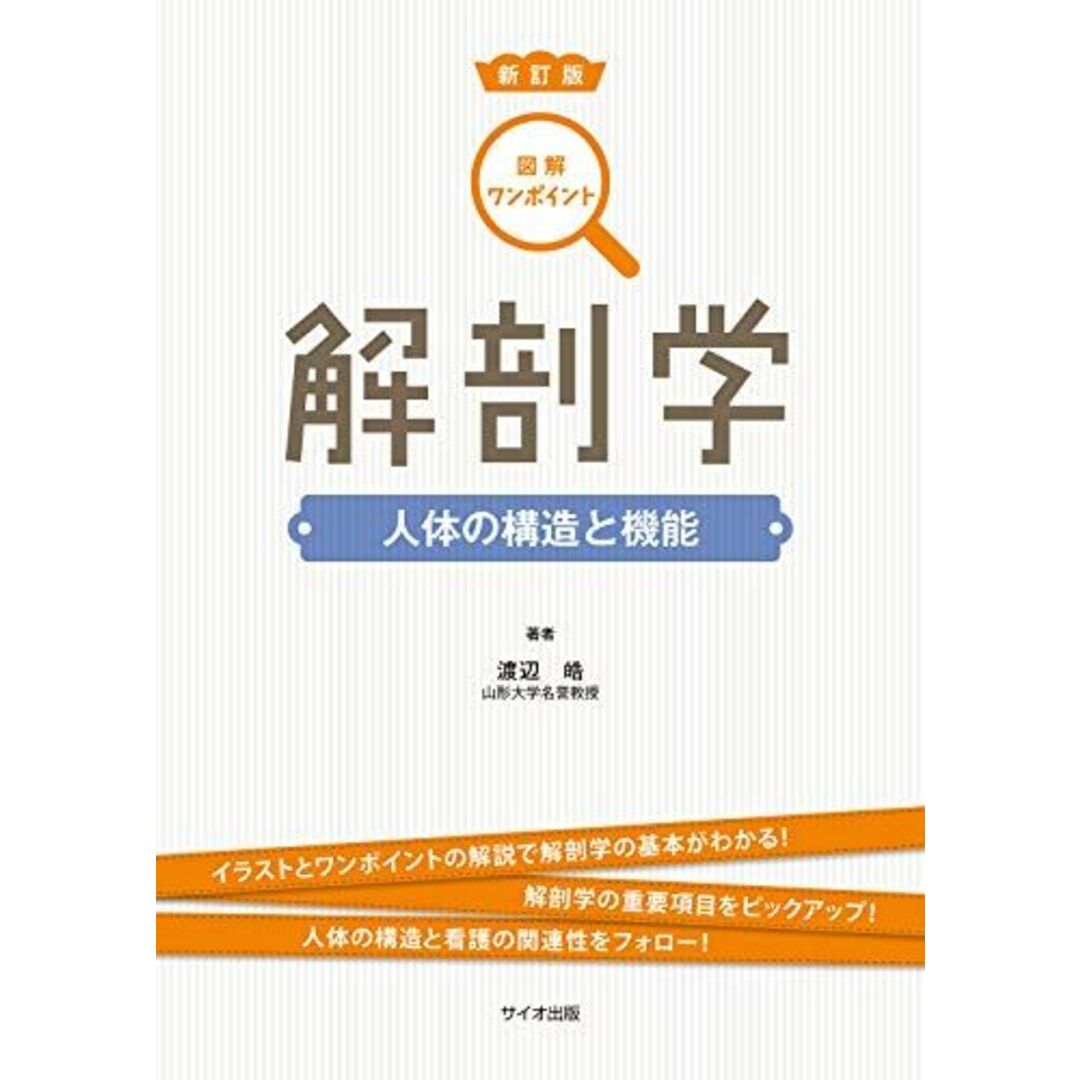 図解ワンポイント解剖学: 人体の構造と機能 渡辺 晧 エンタメ/ホビーの本(語学/参考書)の商品写真