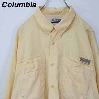 【春カラー】コロンビア PFG／BDシャツ　XL　パステルカラー　ペールトーン