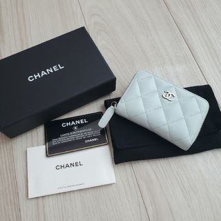 CHANEL - シャネル コインパース カードケース ミニ財布 キャビアスキン CCマーク