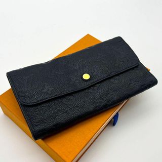 ルイヴィトン(LOUIS VUITTON)の【極美品】ルイヴィトン　ポルトフォイユヴィルトゥオーズ　アンプラント　長財布　黒(財布)