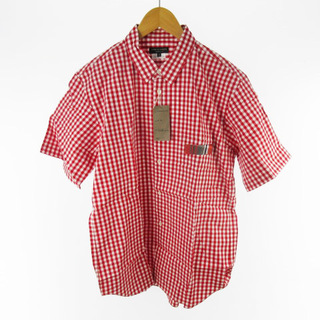 コムデギャルソンシャツ 半袖 ギンガムチェック柄 ポケット AD2009 M(シャツ)