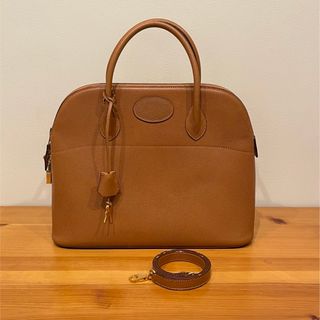 【極美品】ハイクラス ボリード ゴールド キャメル  ショルダー付(ハンドバッグ)