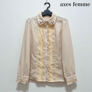 axes femme ロマンティックレースブラウス ロリータ 量産型 サブカル