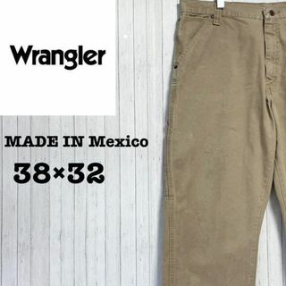 ラングラー(Wrangler)のラングラー　メキシコ製　ペインターパンツ　ワーク　キャメル　ゆるだぼ　38/32(その他)