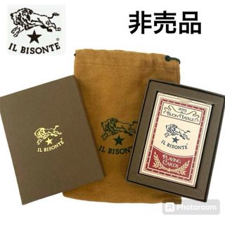 イルビゾンテ(IL BISONTE)の【新品】イルビゾンテ　巾着　ポーチ　トランプ　カードゲーム　非売品　おもちゃ(トランプ/UNO)