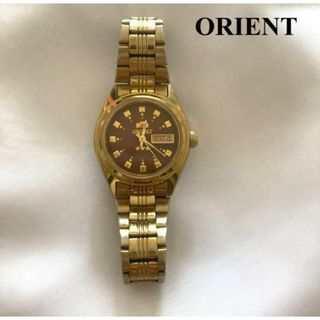 オリエント(ORIENT)のオリエント　腕時計　自動巻き　レディース　ゴールド　華奢(腕時計)