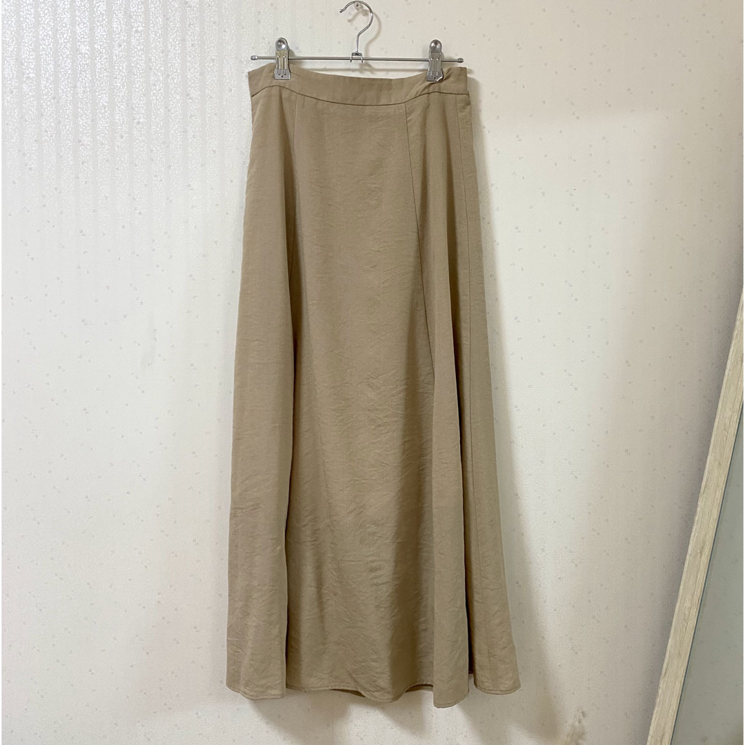 archives(アルシーヴ)のarchives フレアスカート ベージュ 値下げ レディースのスカート(ロングスカート)の商品写真