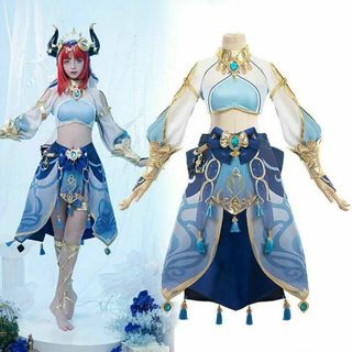 原神 コスプレ ニィロウ Mサイズ ゲーム コスプレ衣装 新品 仮装(衣装一式)