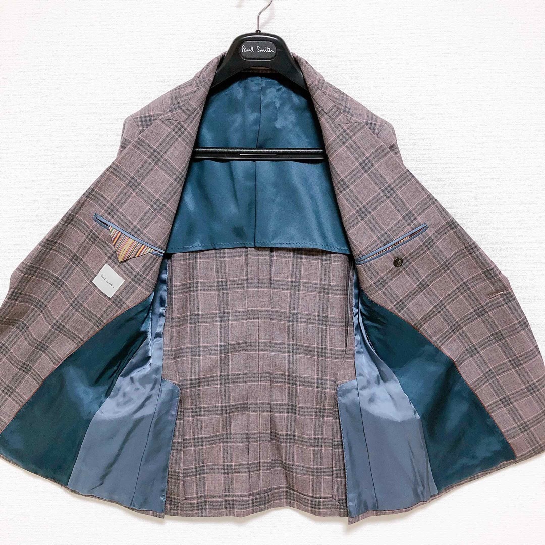 定価15万円 23SS ポールスミス セットアップ チェック柄 グレー 定価15万円 23SS ポールスミス セットアップ チェック柄 グレー