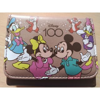 Disney - ディズニー　ミッキー　ミニー　フレンズ　Disney100周年　折り畳み財布