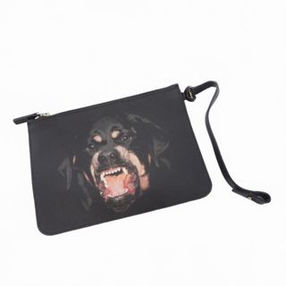 ジバンシィ(GIVENCHY)のジバンシィ GIVENCHY セカンドバッグ 犬 OS ブラック(セカンドバッグ/クラッチバッグ)