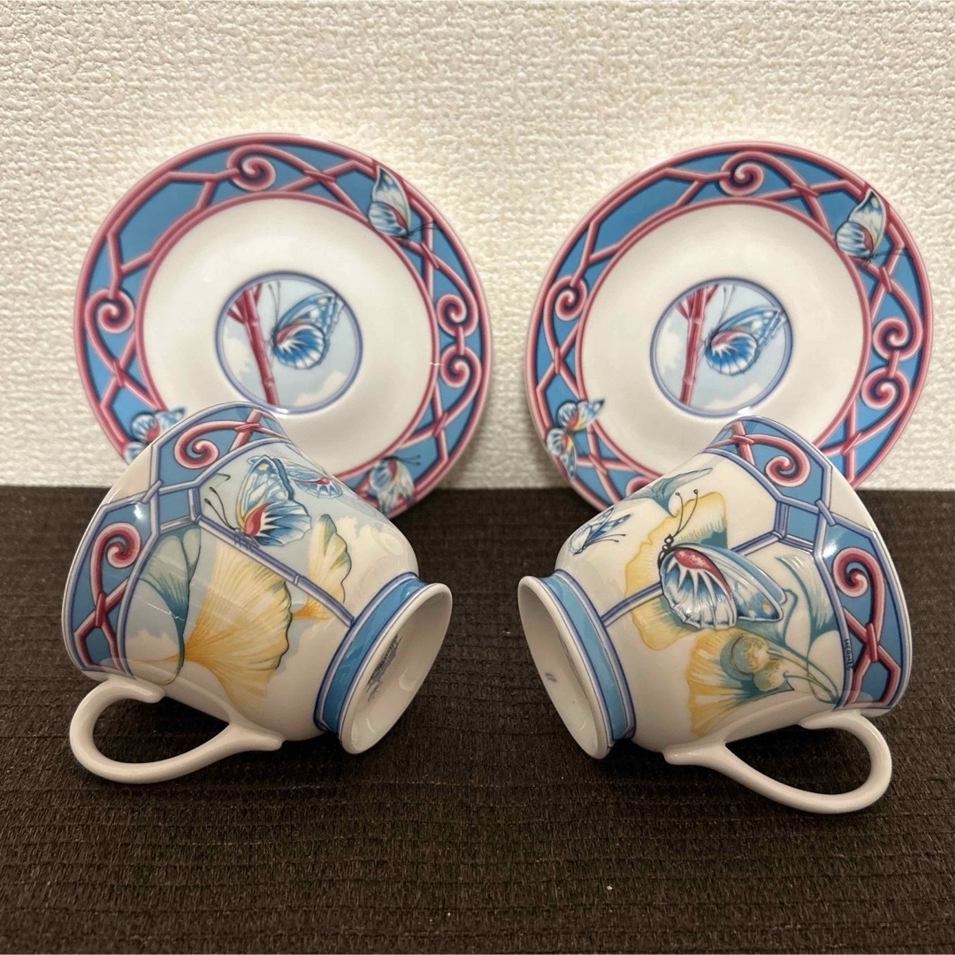 エルメス ジャルダン・ド・パピヨン デミタス カップ&ソーサー エルメス ジャルダン・ド・パピヨン デミタス カップ&ソーサー