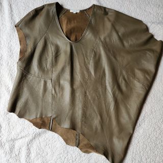 ヘルムートラング(HELMUT LANG)のレザートップス(Tシャツ(半袖/袖なし))