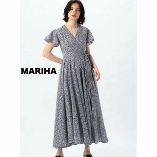 MARIHA - MARIHA  TOMORROWLAND 総柄 別注ワンピース 36