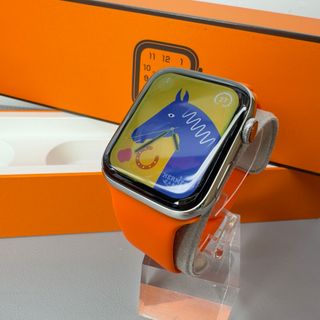 アップル(Apple)の1804 Apple Watch エルメス　シリーズ4 シルバー　HERMES(腕時計(デジタル))