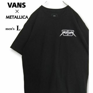 VANS×METALLICA コラボ限定Tシャツ バンド ヘヴィメタル 黒 L(Tシャツ/カットソー(半袖/袖なし))