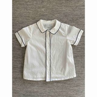 ファミリア(familiar)のAmaia Kids  Navy  アマイアキッズ - 半袖シャツ(ブラウス)