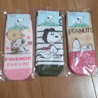 スヌーピー(SNOOPY)のスヌーピー靴下 3足セット(ソックス)