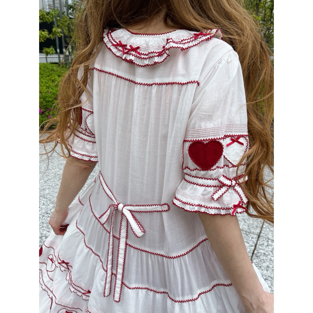 PINK HOUSE - ピンクハウス 店舗限定ワンピース 豪華段々フリル PINK HOUSE - ピンクハウス 店舗限定ワンピース 豪華段々フリル