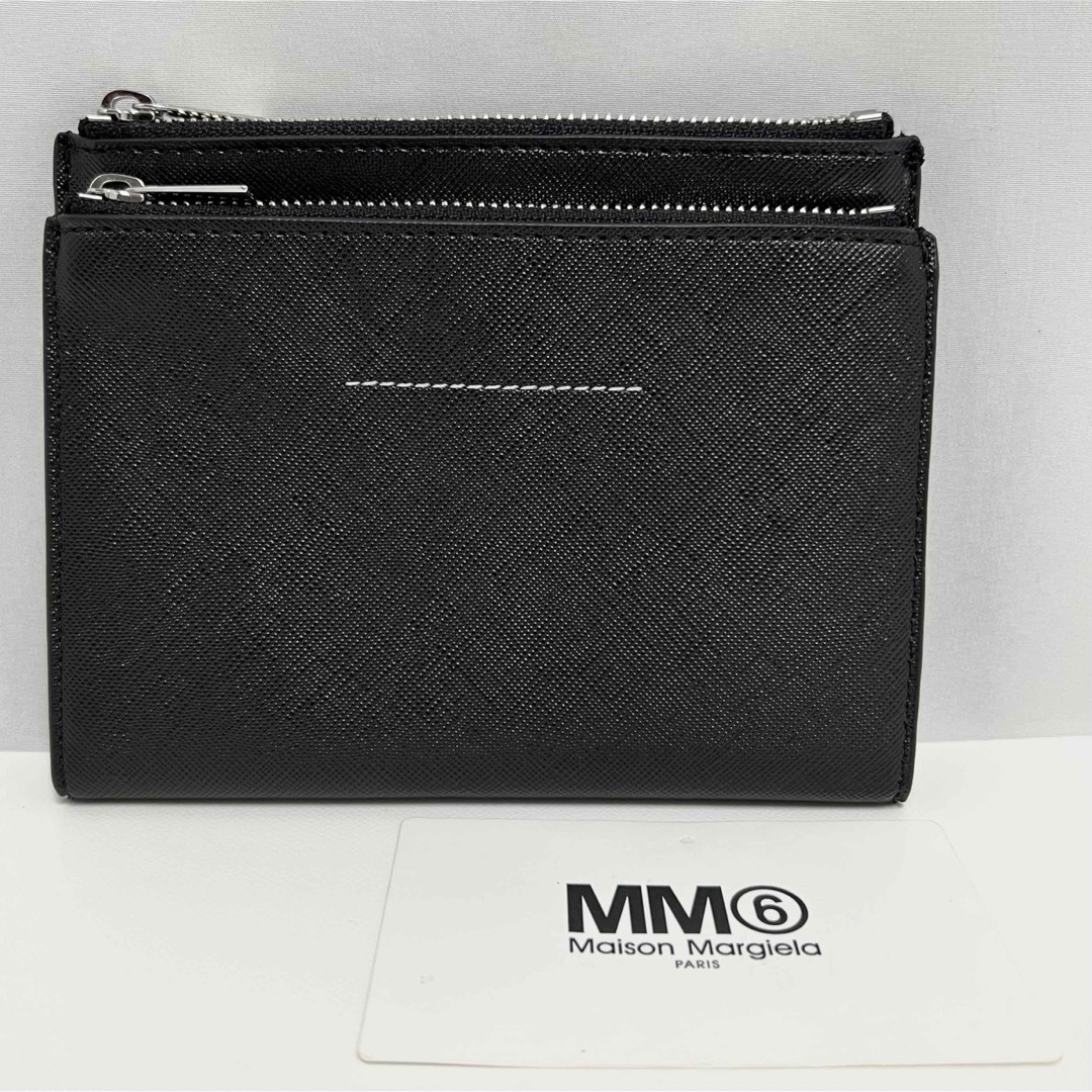 MM6 - MM6 メゾンマルジェラ ダブル ファスナー ウォレット 財布 MM6 - MM6 メゾンマルジェラ ダブル ファスナー ウォレット 財布