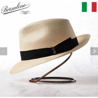 Borsalino　紳士 帽子　パナマ 140228　　MADE in ITAL(ハット)