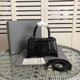 バレンシアガ(Balenciaga)のバレンシアガ アワーグラス ブラック ショルダーバッグ(ショルダーバッグ)