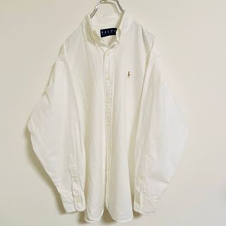 ラルフローレン(Ralph Lauren)の90s ラルフローレン　オックスフォードシャツ　DBシャツ　Lサイズ(シャツ)