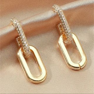 再入荷✧︎*高品質ジルコニアpierce✧︎*。18KGP(ピアス)