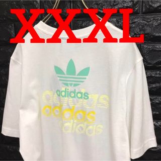 オリジナルス(Originals（adidas）)のアディダスオリジナルス★刺繍ロゴ★バックプリント☆Tシャツ XXXL(Tシャツ/カットソー(半袖/袖なし))