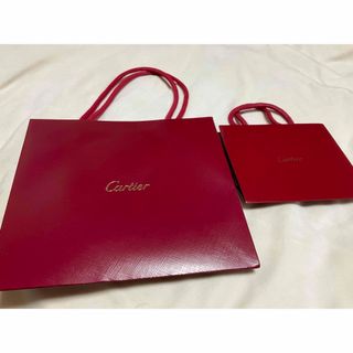 カルティエ(Cartier)の美品　カルティエ　ショッパー2個セット(ショップ袋)