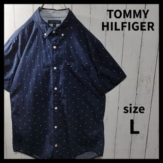 TOMMY HILFIGER - 【TOMMY HILFIGER】Flag Patterned Shirt