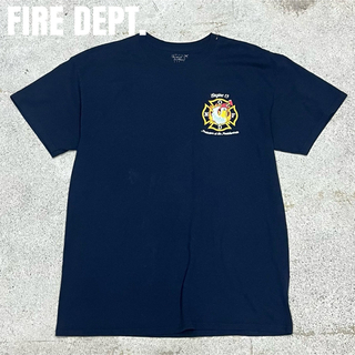 ＊7616 GILDAN ギルダン　FIRE DEPT.  ペリカン　Tシャツ(Tシャツ/カットソー(半袖/袖なし))