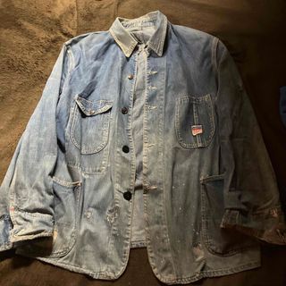 カーハート(carhartt)の60s vintage big mac denim カバーオール(Gジャン/デニムジャケット)