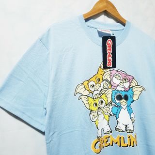 グレムリン　ギズモ　新品　Tシャツ　LLサイズ　GREMLINS　水色　カラフル