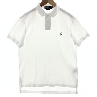 ラルフローレン(Ralph Lauren)の古着 ラルフローレン Ralph Lauren POLO by Ralph Lauren CUSTOM FIT 半袖 ポロシャツ メンズM /eaa381365(ポロシャツ)